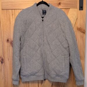 johnnie-O Light Gray Quilted Jacket